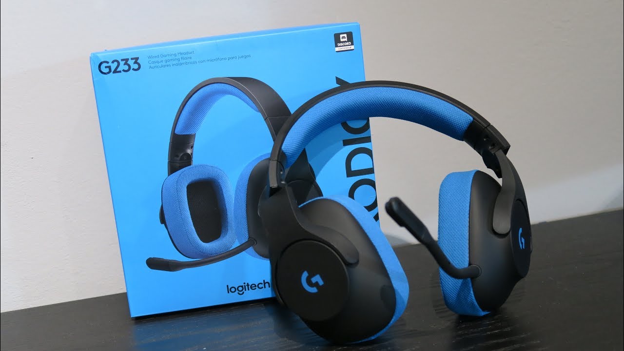 Logitech G233 Prodigy Wired Gaming Headset unboxing